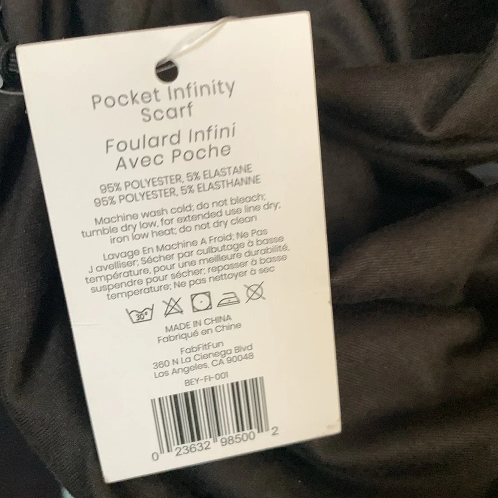 Beyond Yoga Infinity Scarf with Hidden Pocket